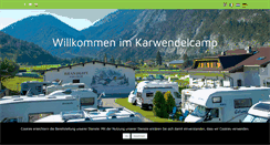 Desktop Screenshot of karwendelcamp.at