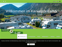 Tablet Screenshot of karwendelcamp.at